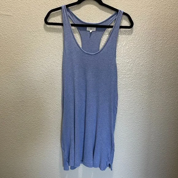lou and grey racerback dress Lou & Grey Racerback Rainbow Stripe Swing SMALL Dress Textured knotted  Bubbled